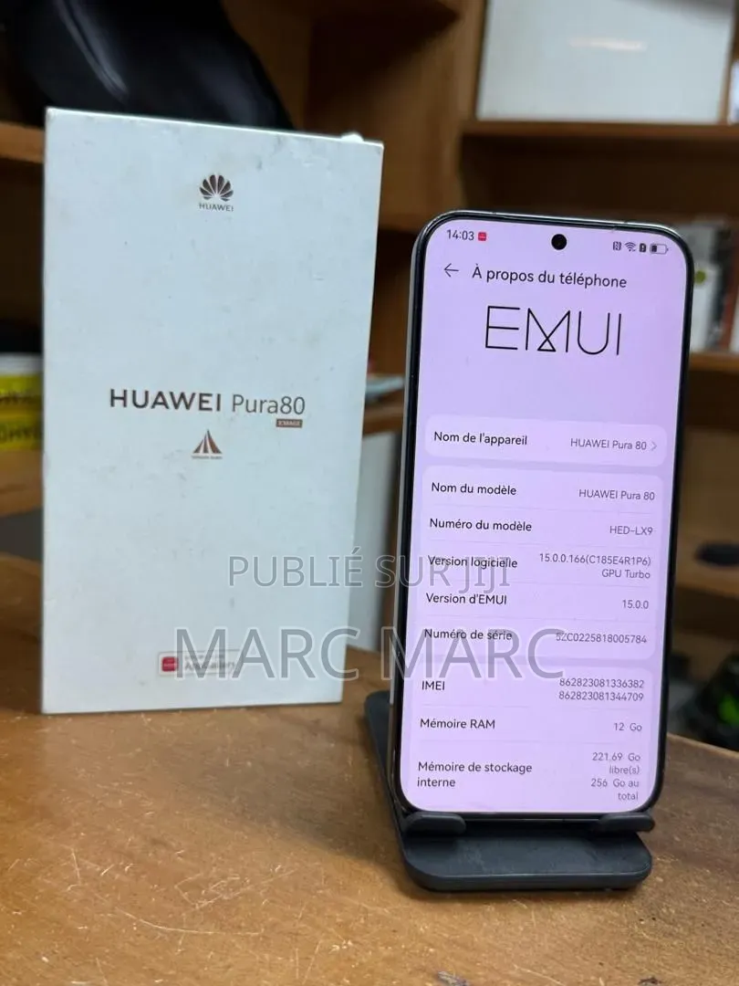 Huawei Pura 80 5G 256 GB Noir