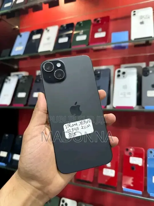 Nouveau Apple iPhone 15 Plus 128 GB Noir