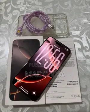 Nouveau Apple iPhone 16 Pro Max 256 GB Noir