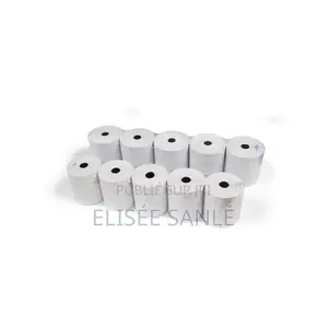 Lot De 10 Rouleaux Papier Thermique 80x80mm