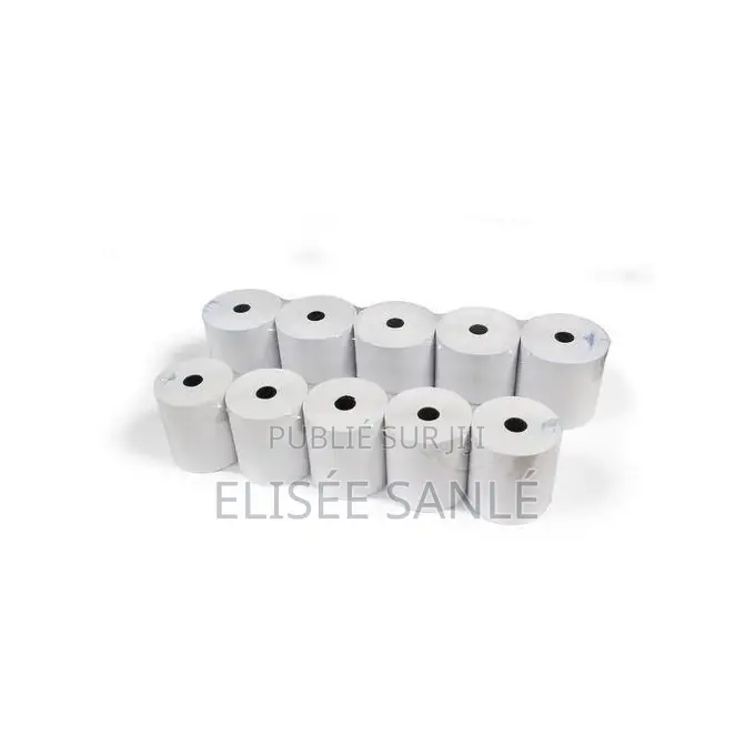 Lot De 10 Rouleaux Papier Thermique 80x80mm