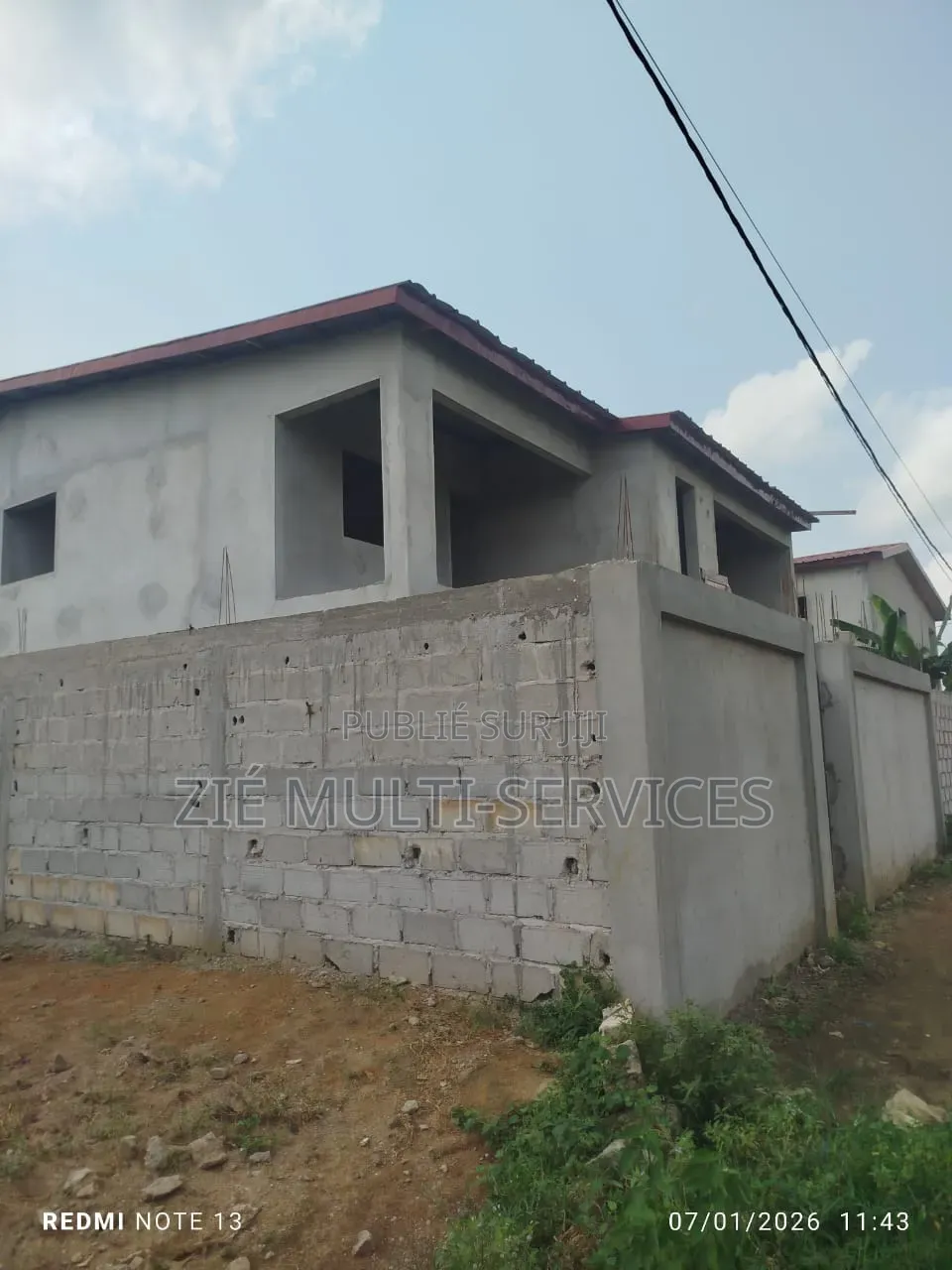5chbre Duplex dans Zié Multi-Service, Songon à Vendre