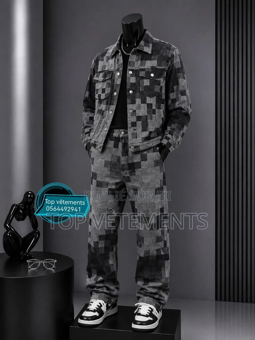Nouvelle Collection d'Ensemble Jacket +Pantalon en Stock Limité.