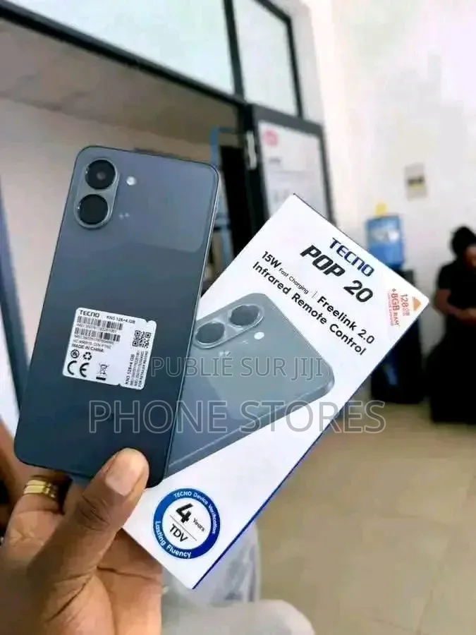 Nouveau Tecno Pop 20 128 GB Noir