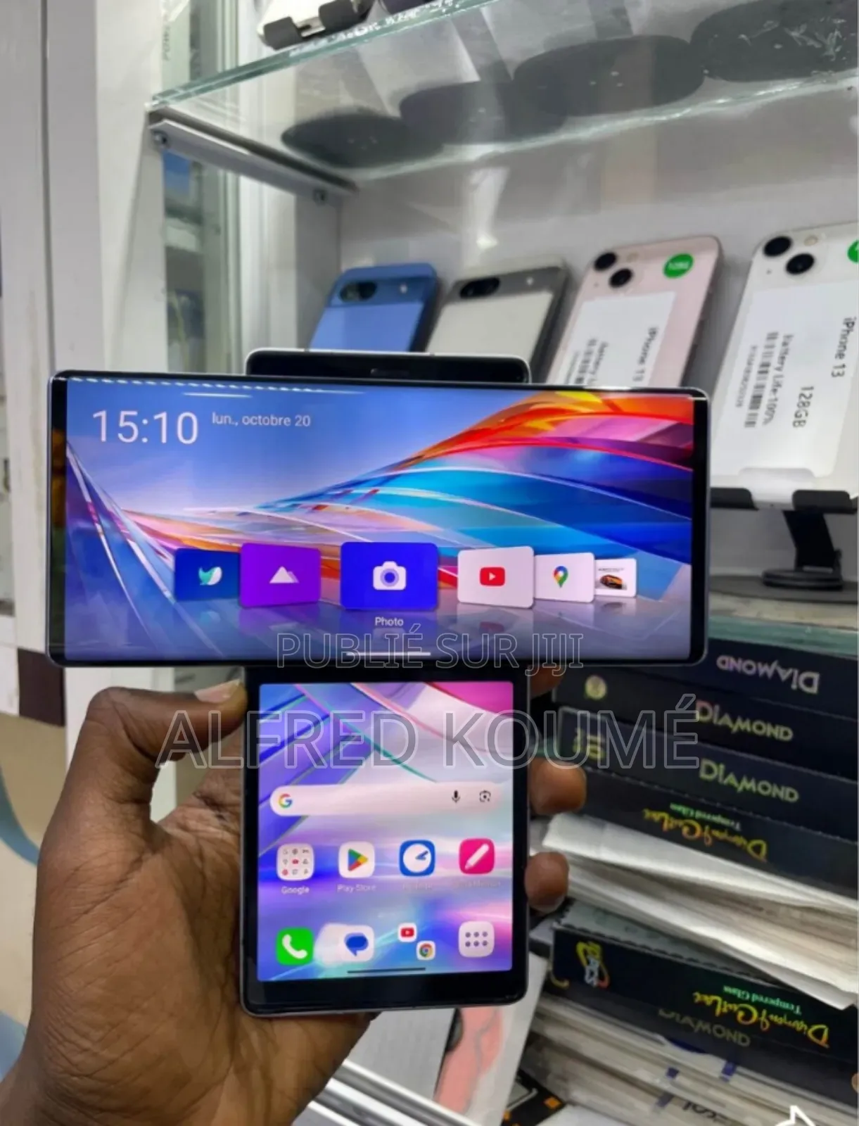 Nouveau LG Wing 5G 256 GB Bleu