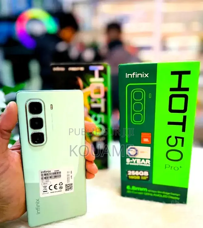 Nouveau Infinix Hot 50 Pro+ 4G 256 GB Gris