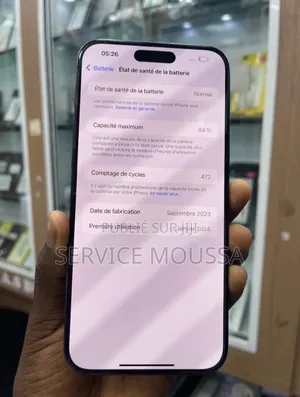 Nouveau Apple iPhone 15 Pro Max 512 GB Noir