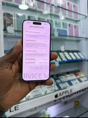 Nouveau Apple iPhone 15 Pro 256 GB Noir