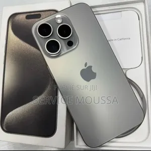 Nouveau Apple iPhone 15 Pro Max 512 GB Noir