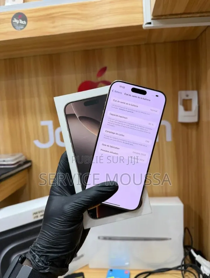 Nouveau Apple iPhone 16 Pro Max 512 GB Noir