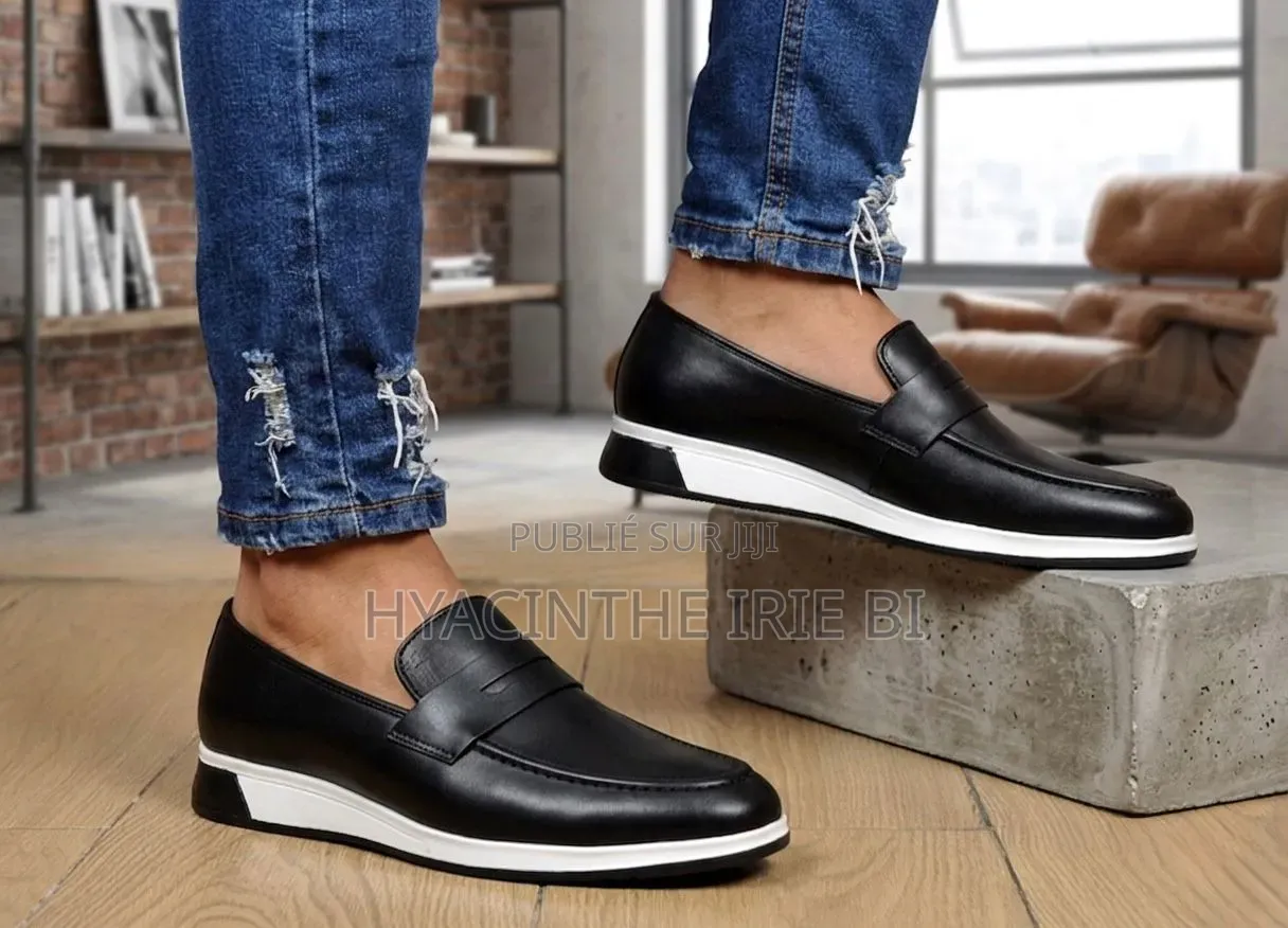 Mocassin Cuir Authentique Original Qualite Irréprochable Stock