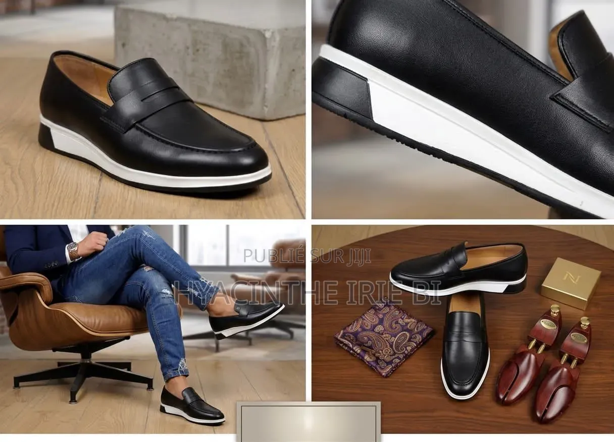 Mocassin Cuir Authentique Original Qualite Irréprochable Stock