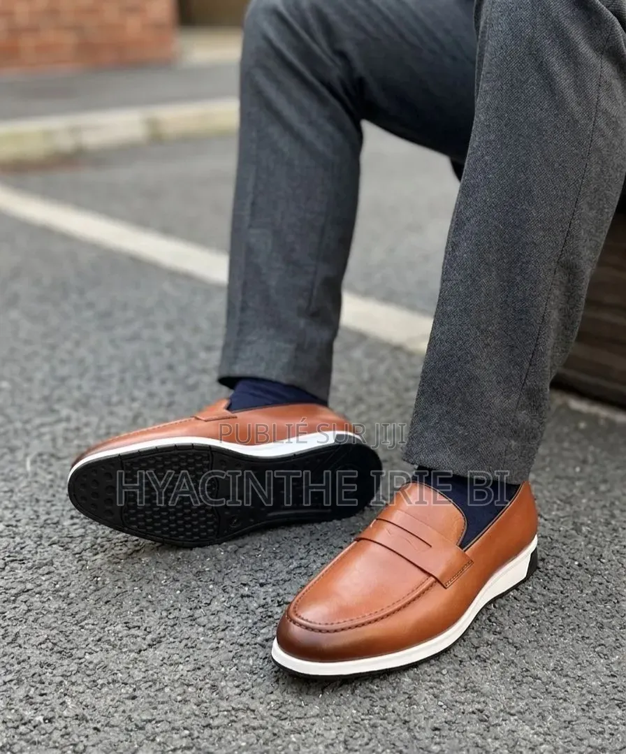 Mocassin Cuir Authentique Original Qualite Irréprochable Stock