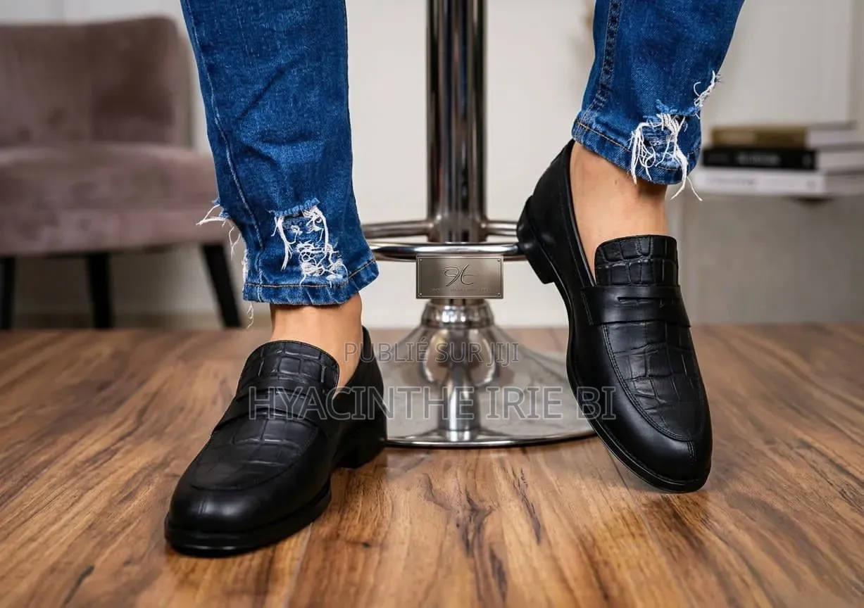 Mocassin Cuir Authentique Original Qualite Irréprochable Stock