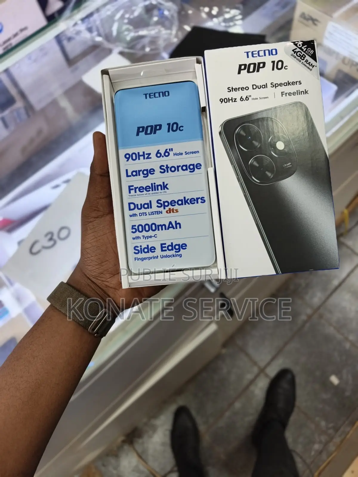 Nouveau Tecno Pop 10C 128 GB Autre