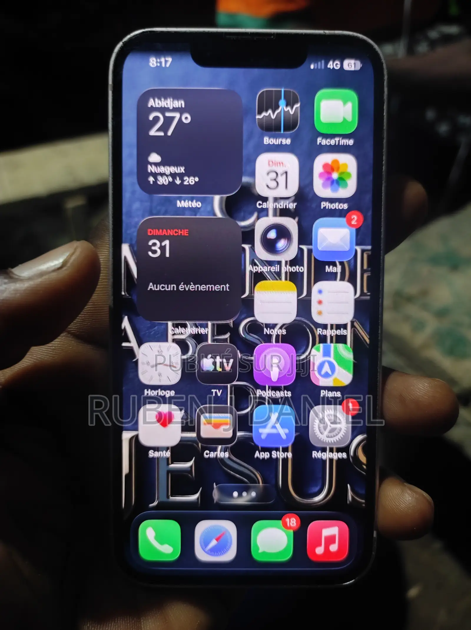 Apple iPhone 13 256 GB Or rose