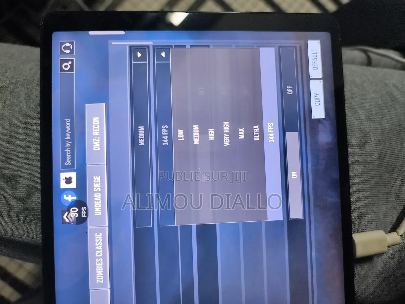 Lenovo Legion Y70 256 GB Noir