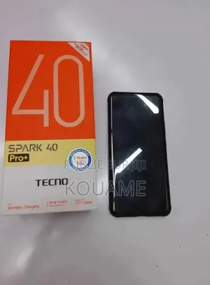 Nouveau Tecno Spark 40 Pro+ 128 GB Noir