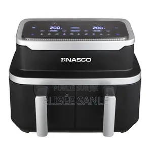 Nasco Friteuse À Air Noir-Inox 8,4l