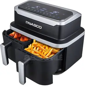 Nasco Friteuse À Air Noir-Inox 8,4l