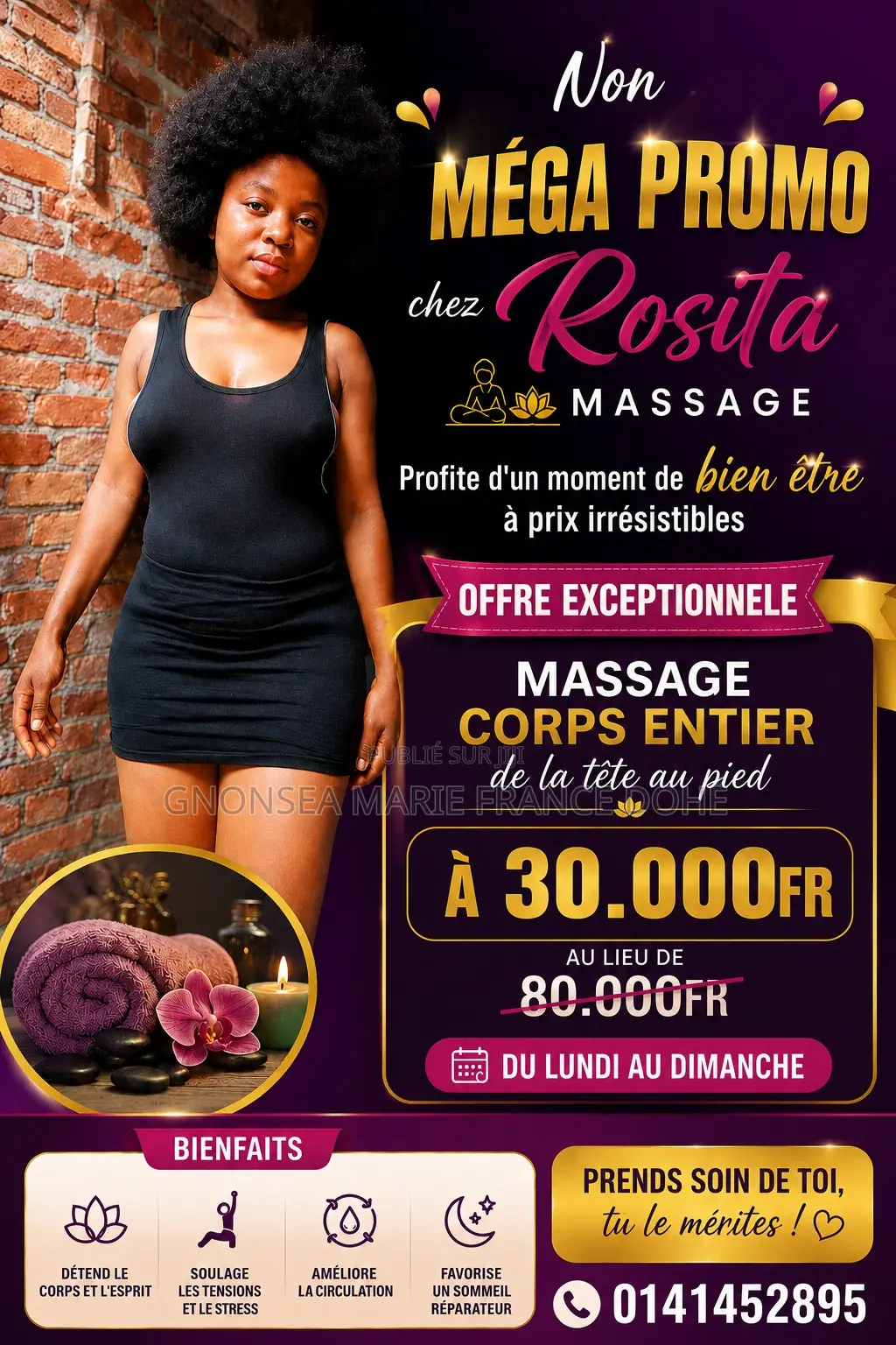 Rosita Massage — Le Plaisir Du Bien-Être À Domicile