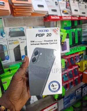Nouveau Tecno Pop 20 128 GB Noir