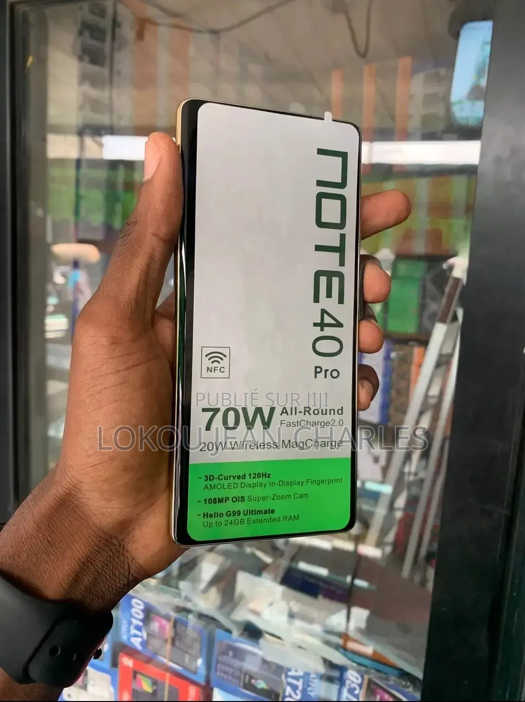 Nouveau Infinix Note 40 Pro 256 GB Doré