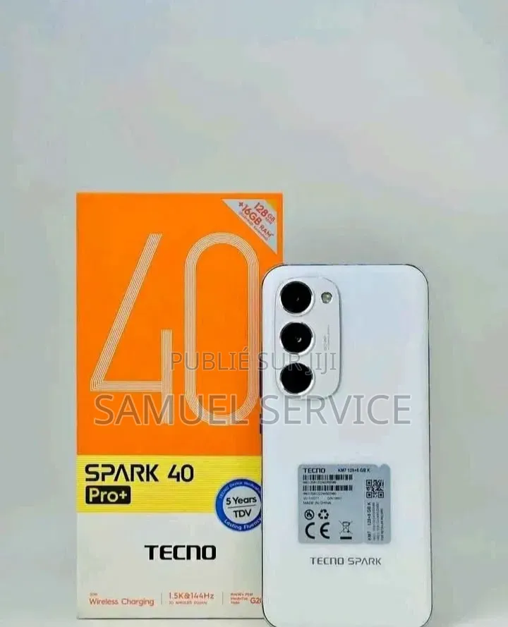 Nouveau Tecno Spark 40 Pro 128 GB Autre