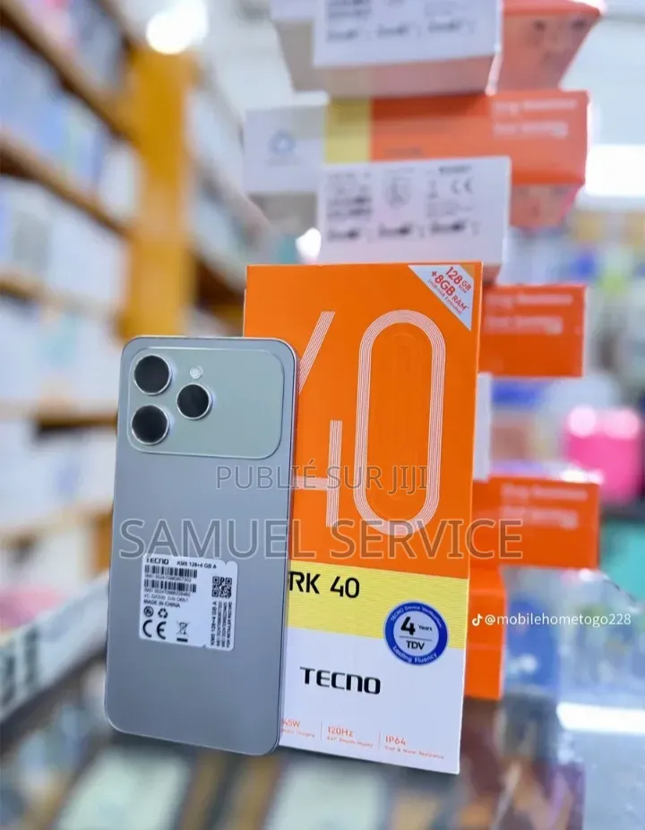 Nouveau Tecno Spark 40 128 GB Gris