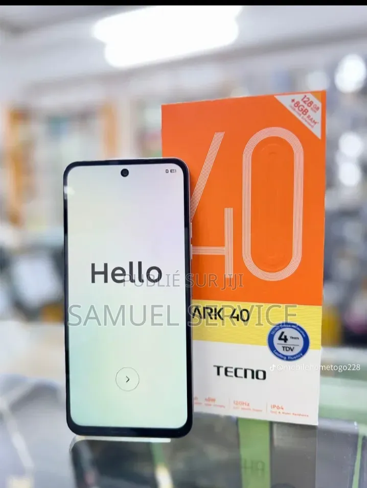 Nouveau Tecno Spark 40 128 GB Gris