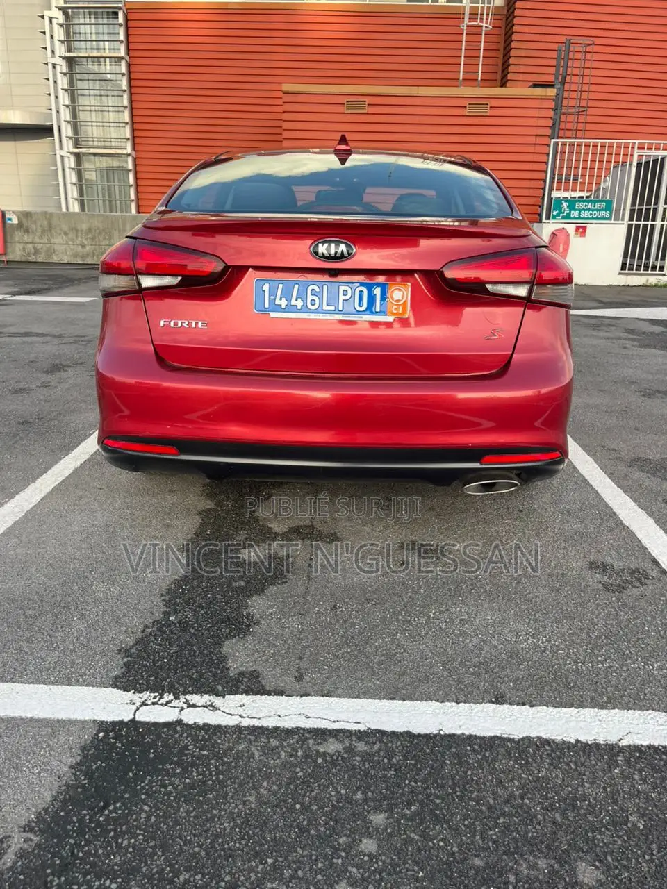 Kia Forte EX Hatchback 2018 Rouge