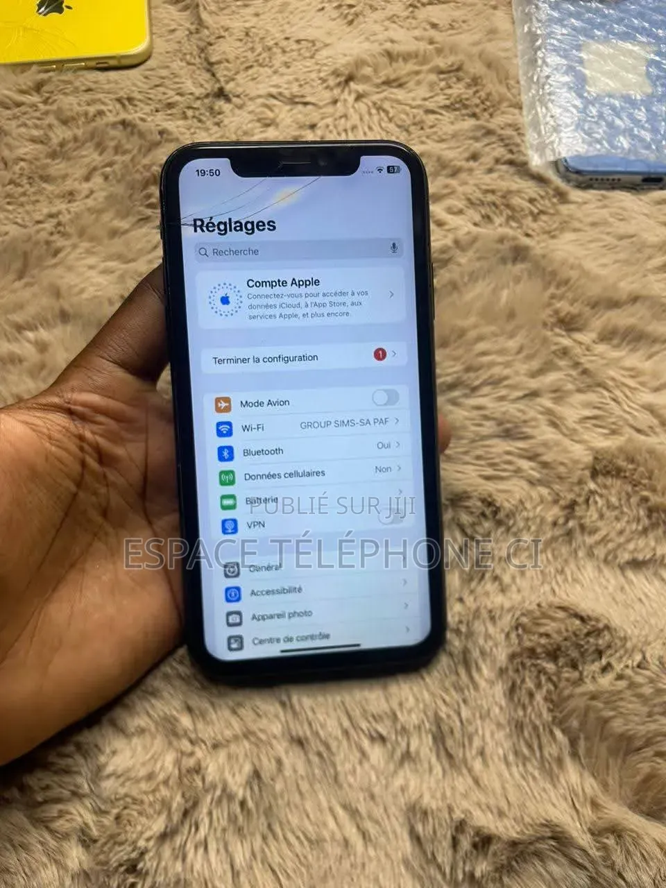 Apple iPhone XR 64 GB Noir