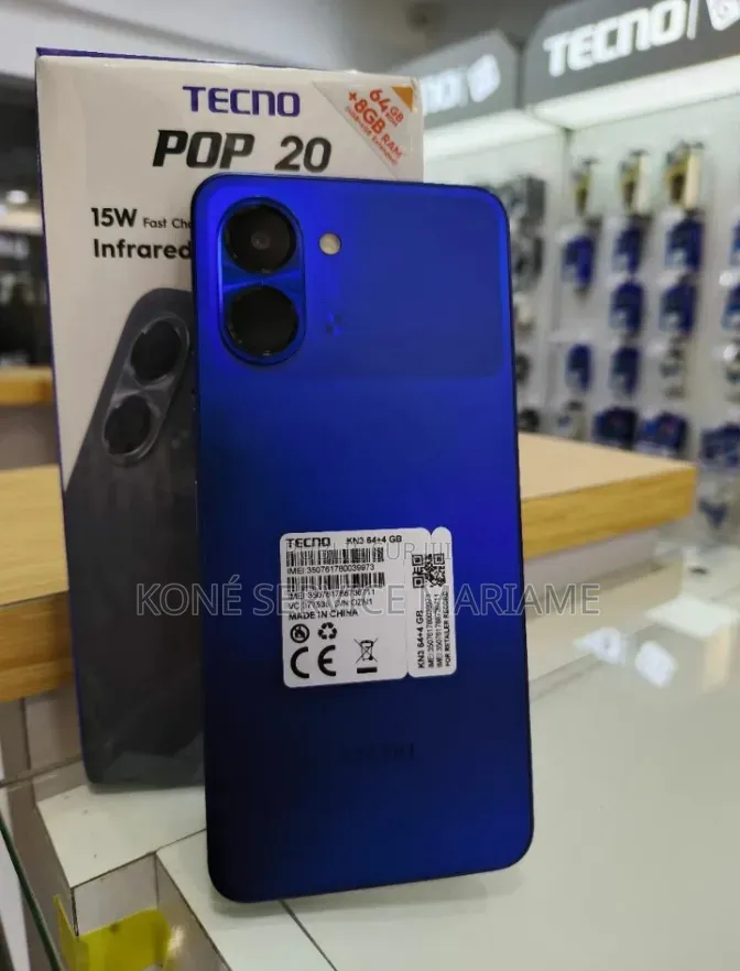 Nouveau Tecno Pop 10 128 GB Bleu