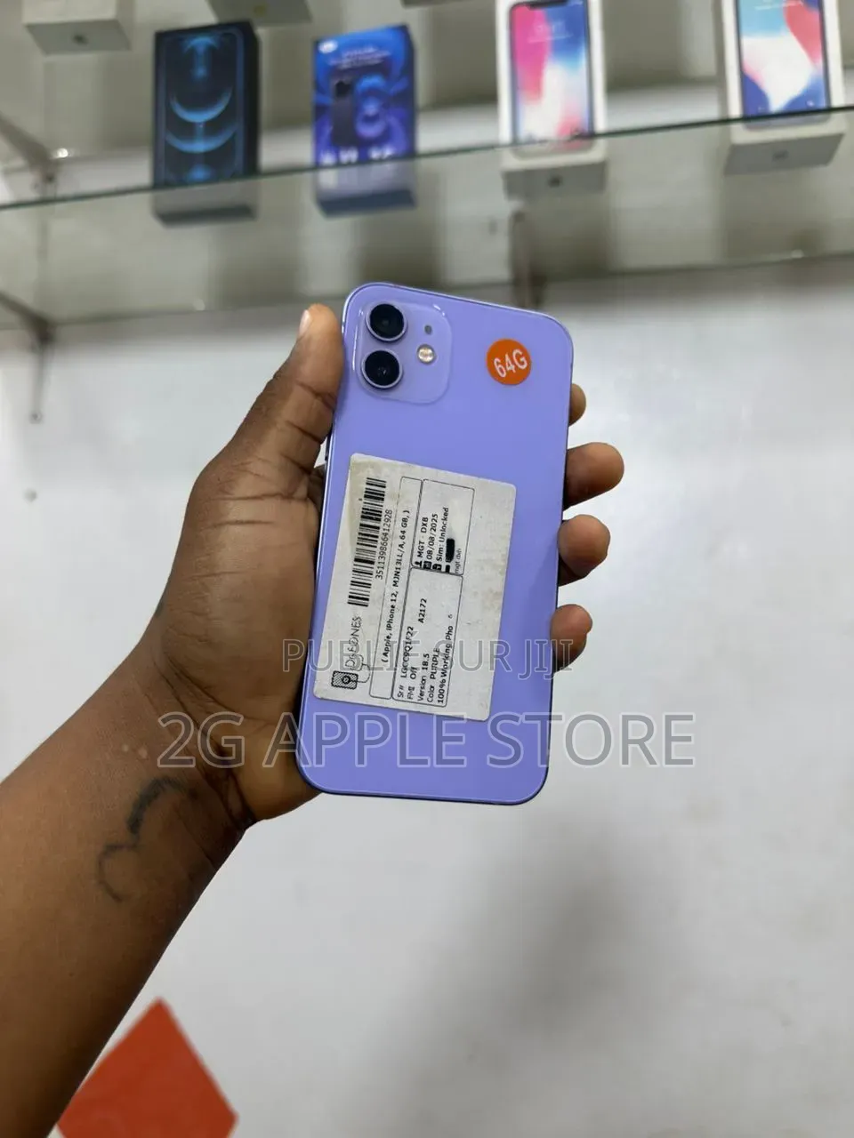 Nouveau Apple iPhone 12 64 GB Violet