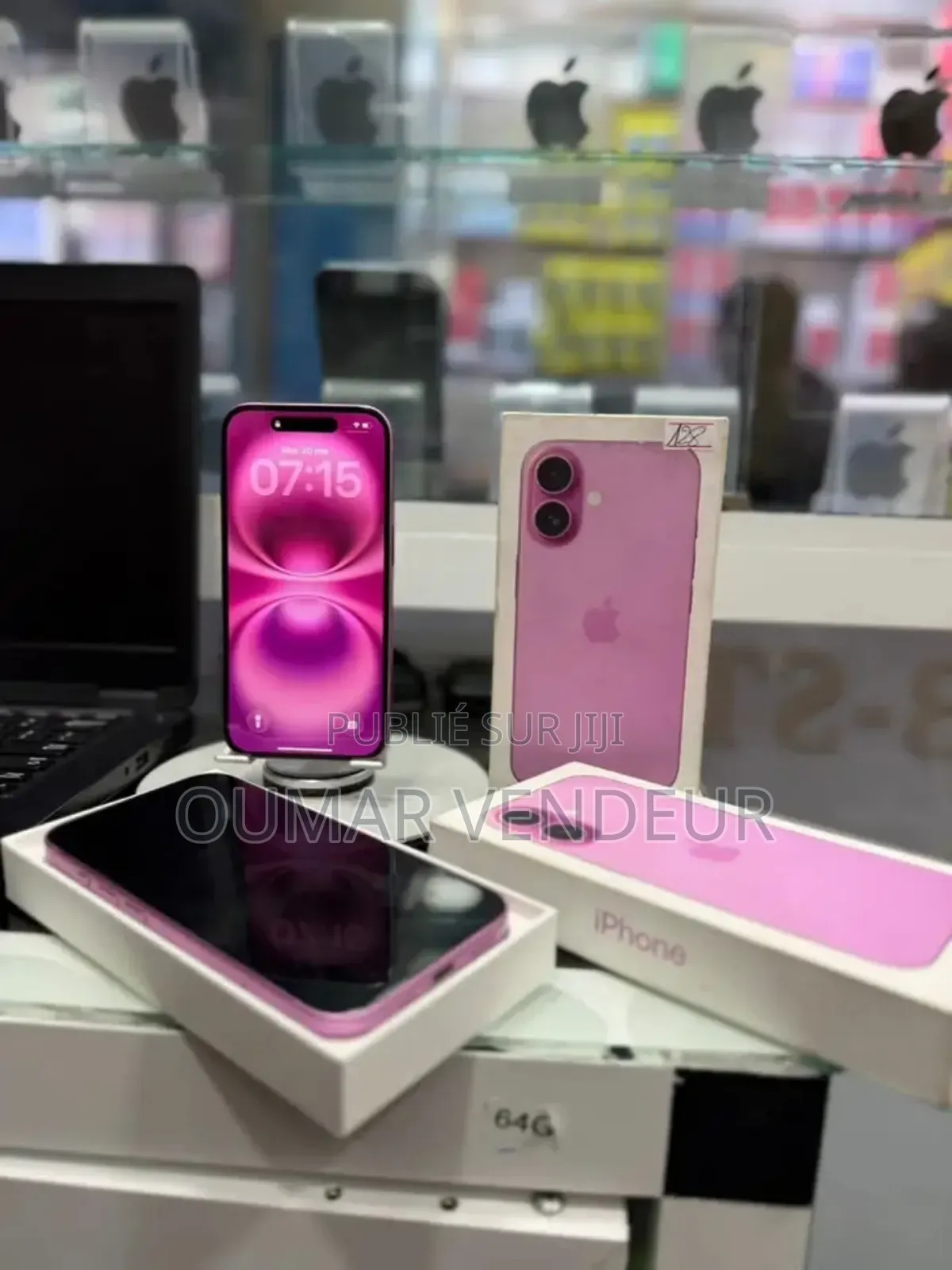 Nouveau Apple iPhone 16 512 GB Or rose