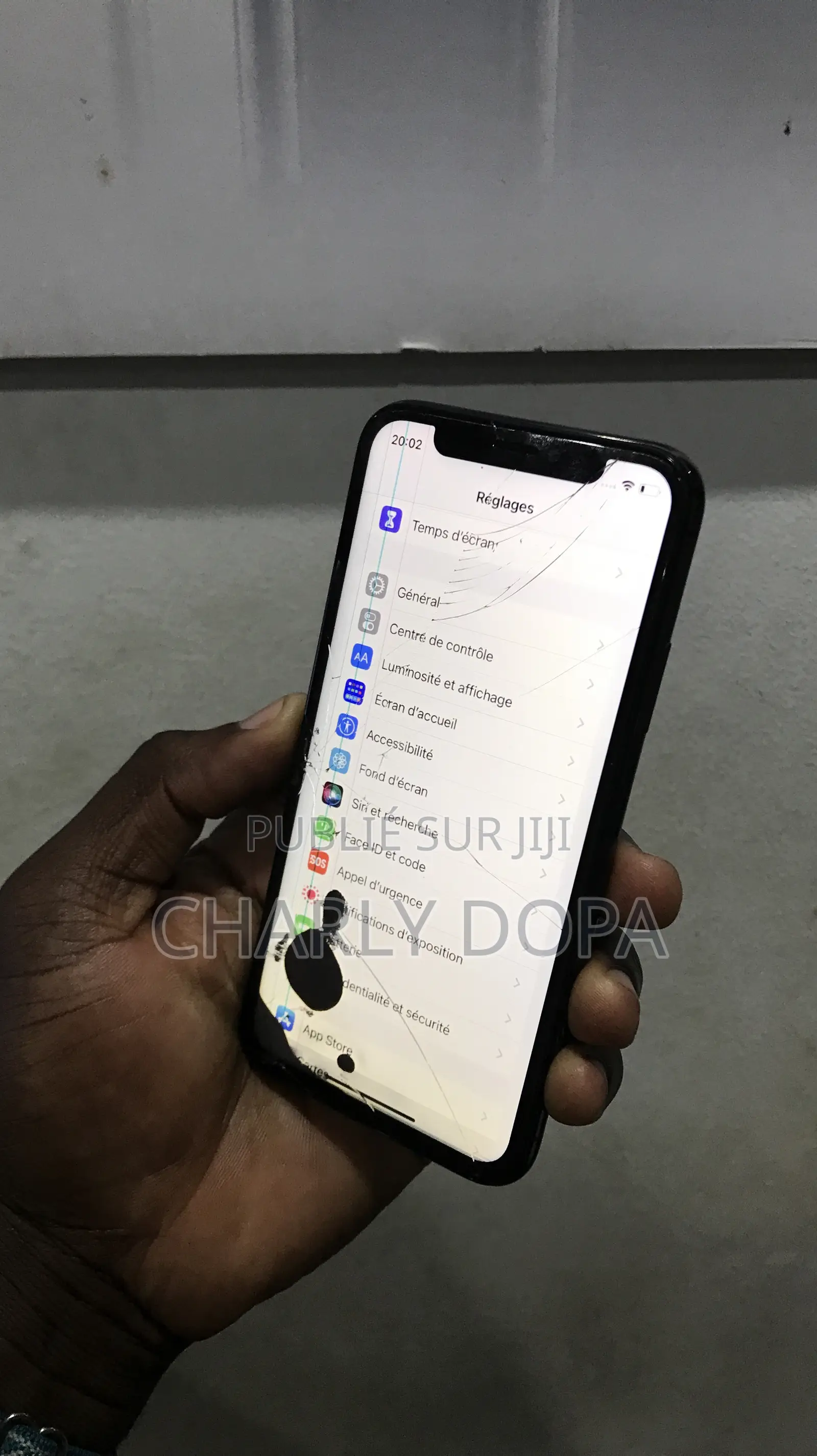 Apple iPhone X 64 GB Noir