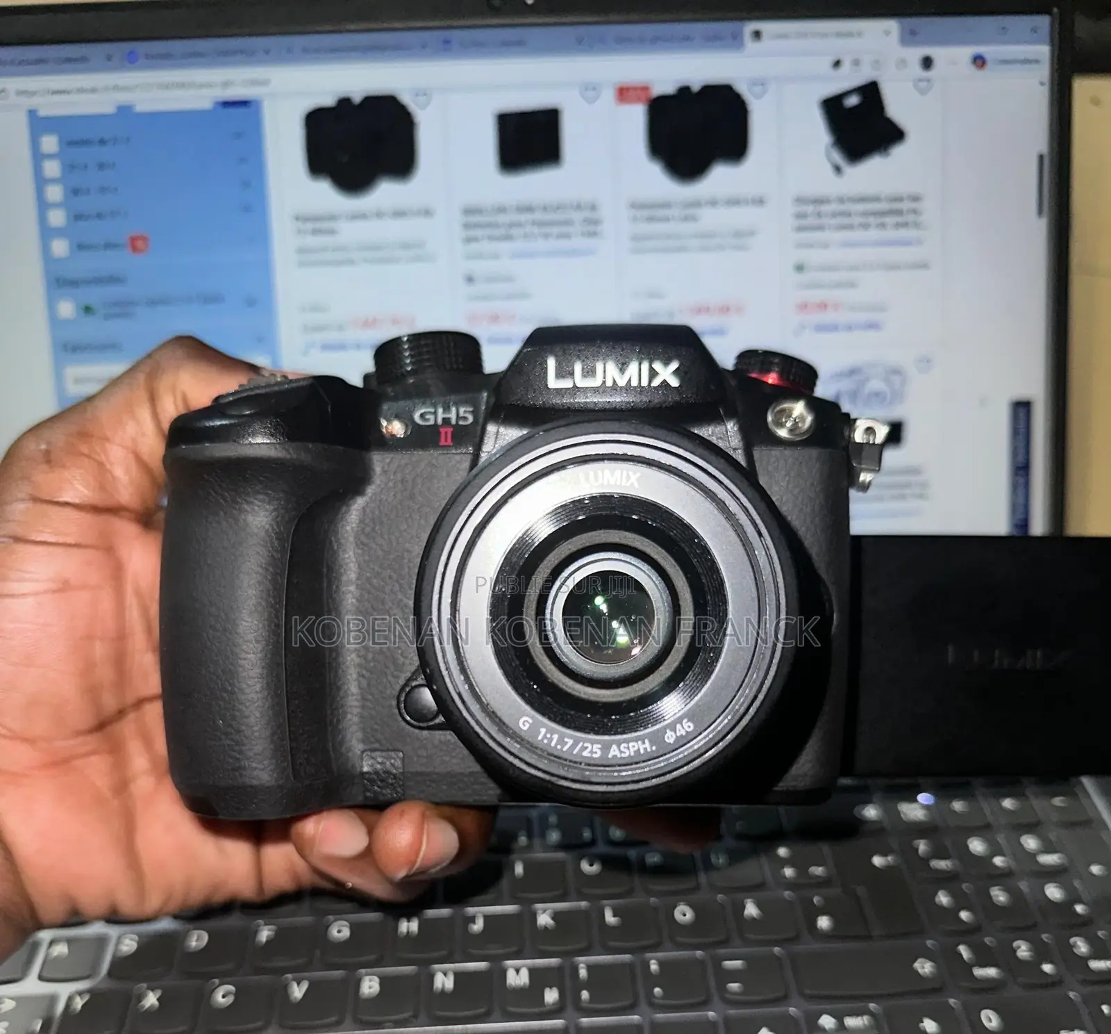 Kit Pro Panasonic Lumix Gh5 Mark Ii + Objectif 25mm F/1.7