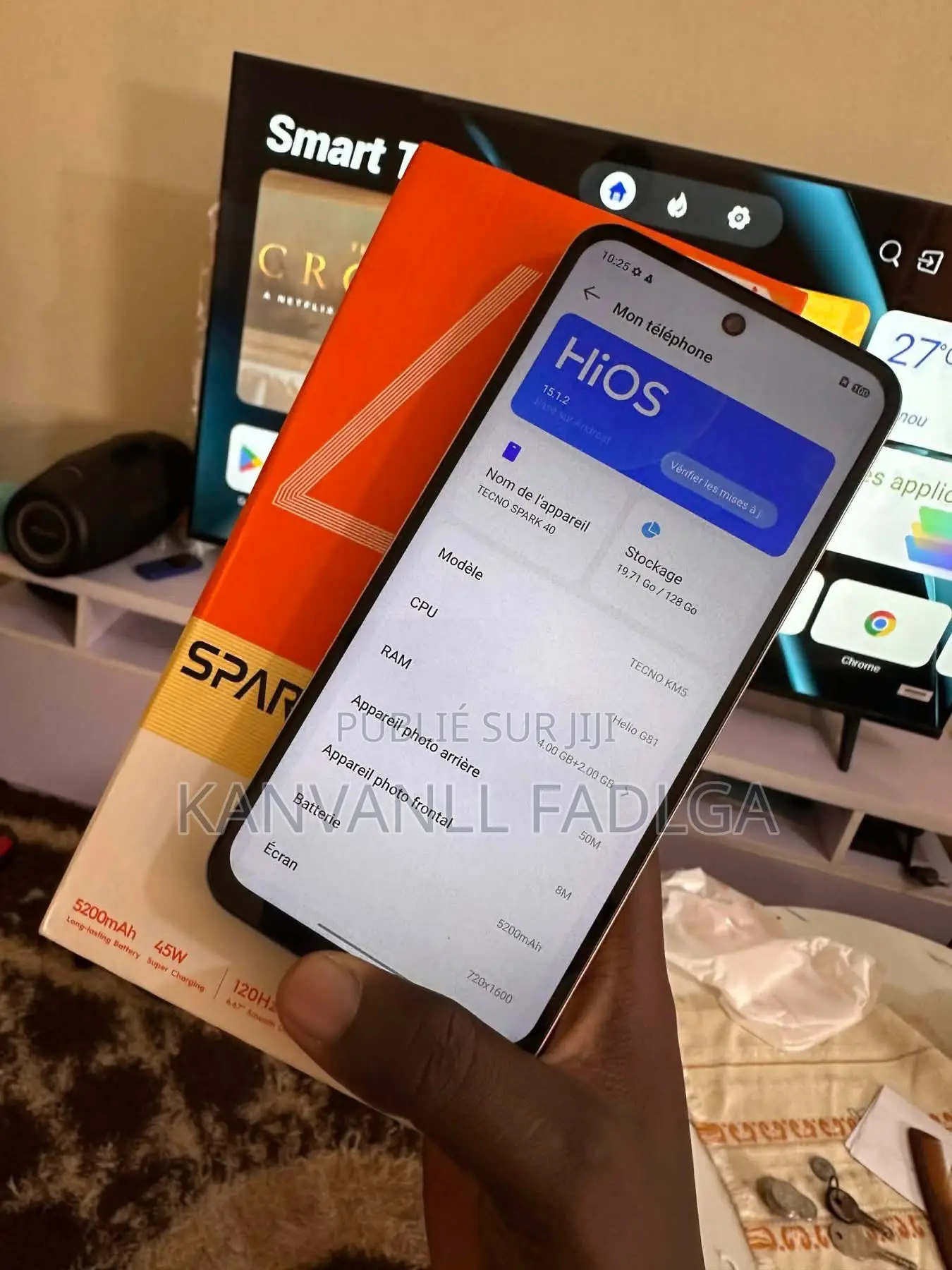 Nouveau Tecno Spark 40 128 GB Noir