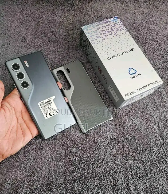 Nouveau Tecno Camon 40 256 GB Noir