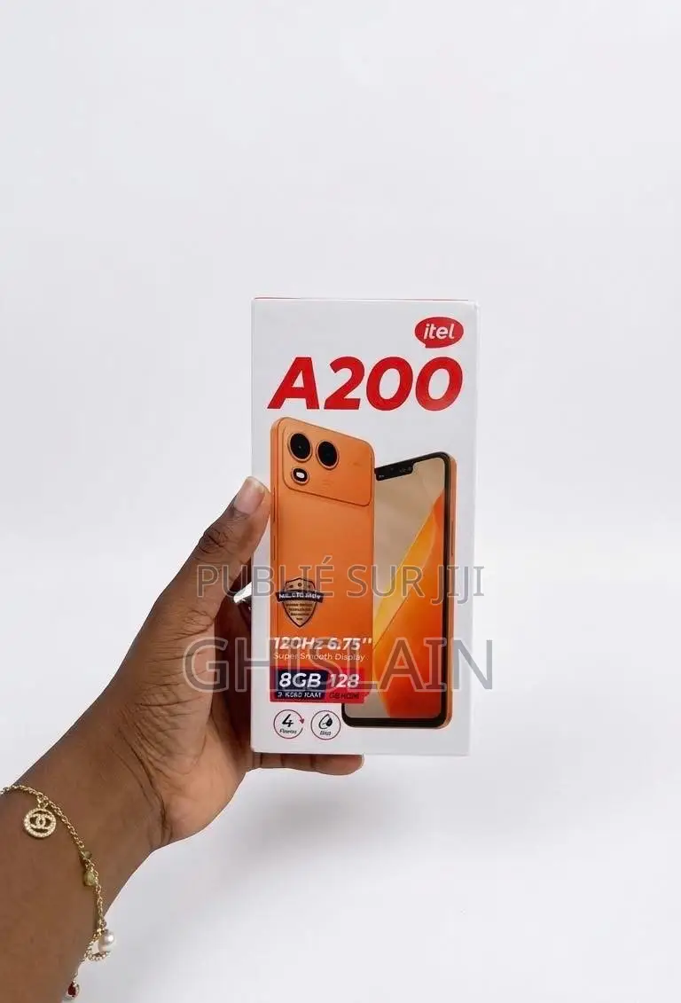 Nouveau Itel A200+ 128 GB Orange