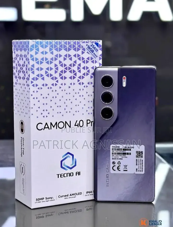 Nouveau Tecno Camon 40 256 GB Autre