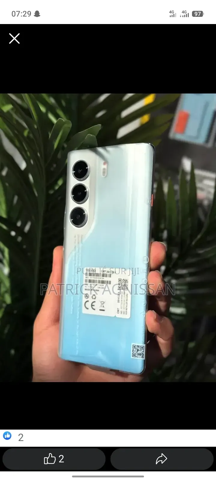 Nouveau Tecno Camon 40 256 GB Autre