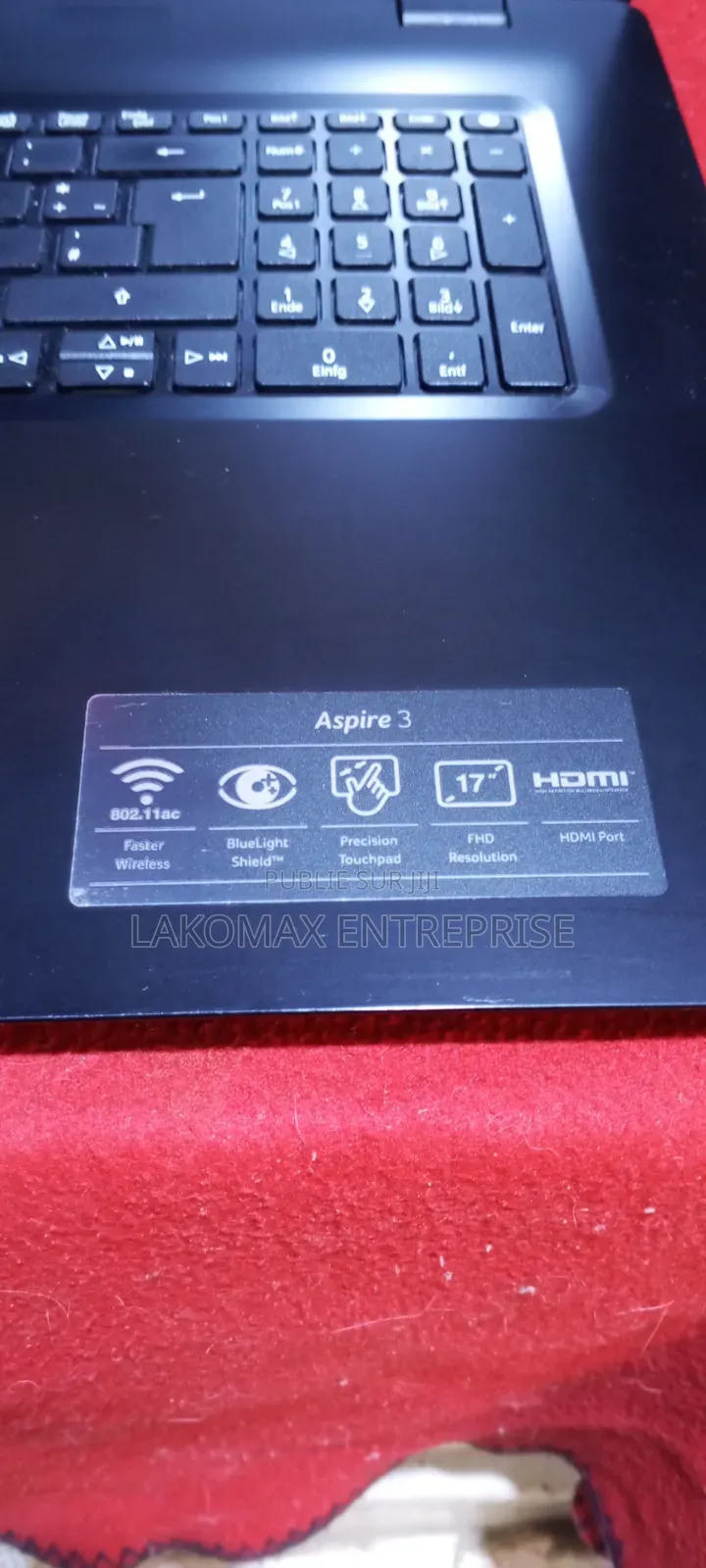 Ordinateur portable Acer Aspire 3 8GB Intel Core i7 SSD 512GB