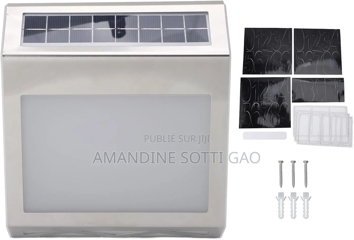 Lampe Solaire Et Panneau Publicitaire
