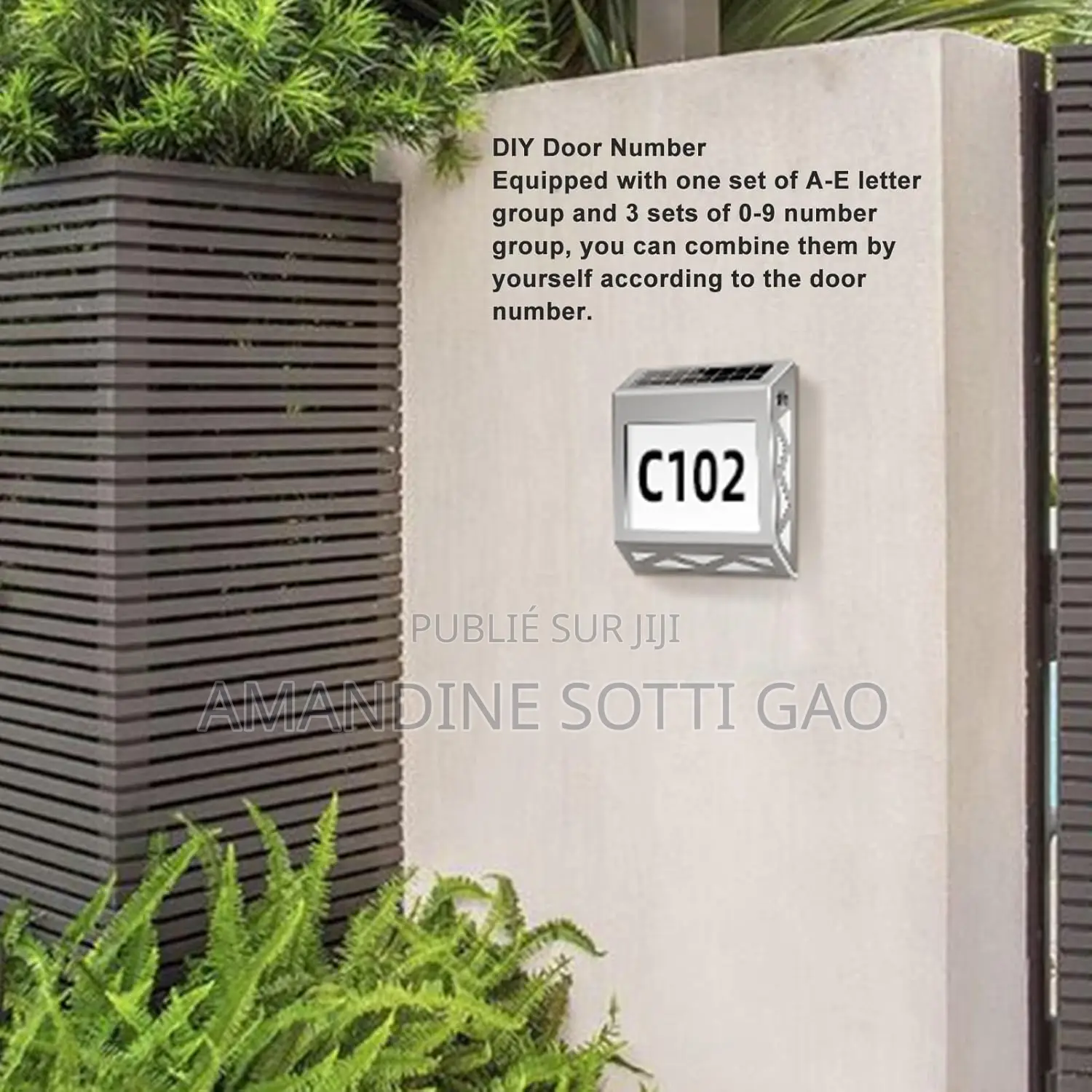 Lampe Solaire Et Panneau Publicitaire