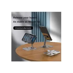 Support De Téléphone De Bureau Pliable Universel Alliage d'Aluminium