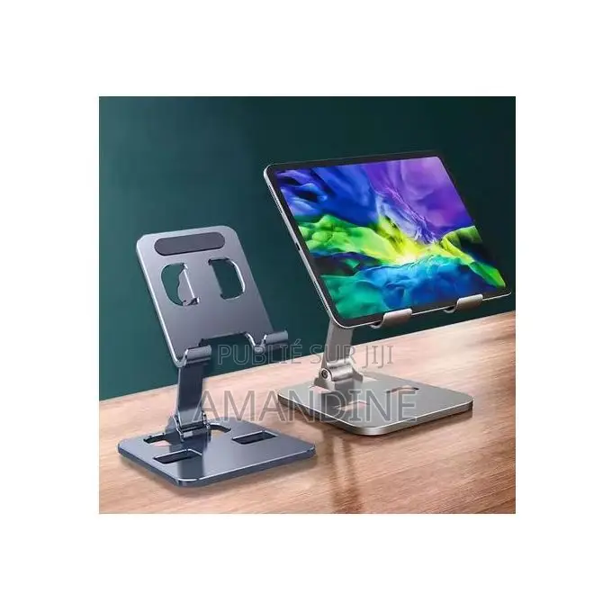Support De Téléphone De Bureau Pliable Universel Alliage d'Aluminium