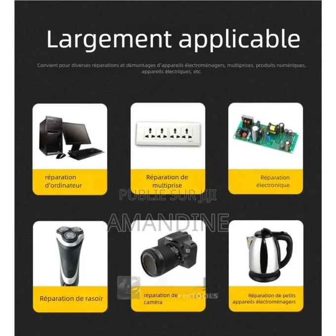 Cloudoon Kit Tournevis 12 en 1 Outils Précis Bricolage Réparation