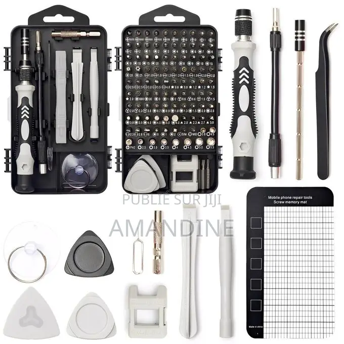 Mythco Kit De Réparation 122 en 1 - Tournevis Précision