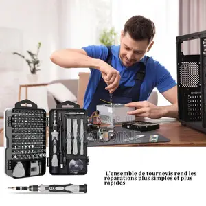 Mythco Kit De Réparation 122 en 1 - Tournevis Précision